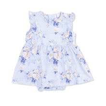 Load image into Gallery viewer, Ashley Rose Floral Ruffle Bodysuit Dress
