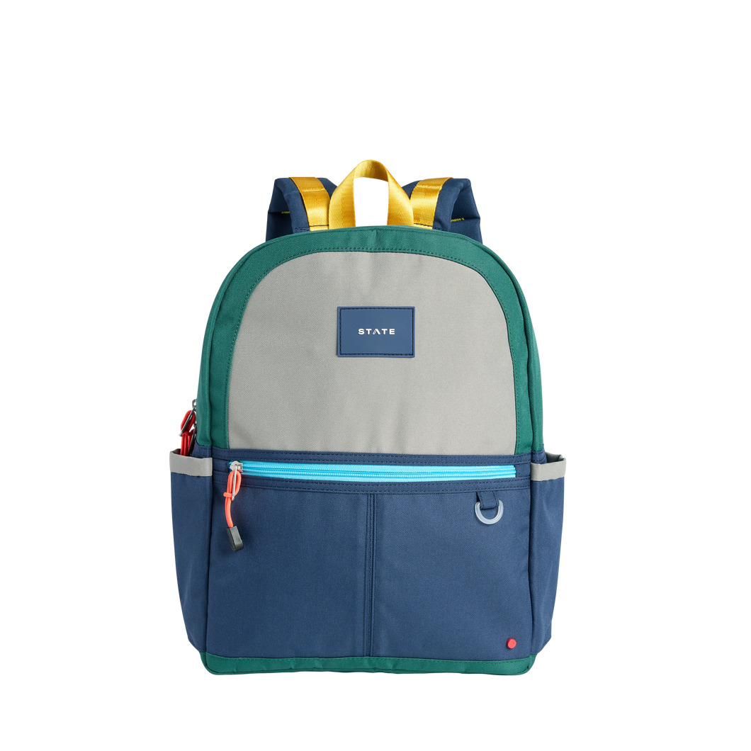 Green/Navy Kane Kids Backpack