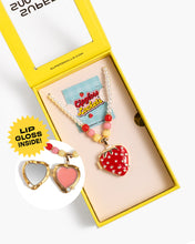 Load image into Gallery viewer, Strawberry Surprise Lipgloss Locket
