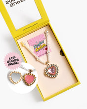 Load image into Gallery viewer, Sweetheart Surprise Lipgloss Locket
