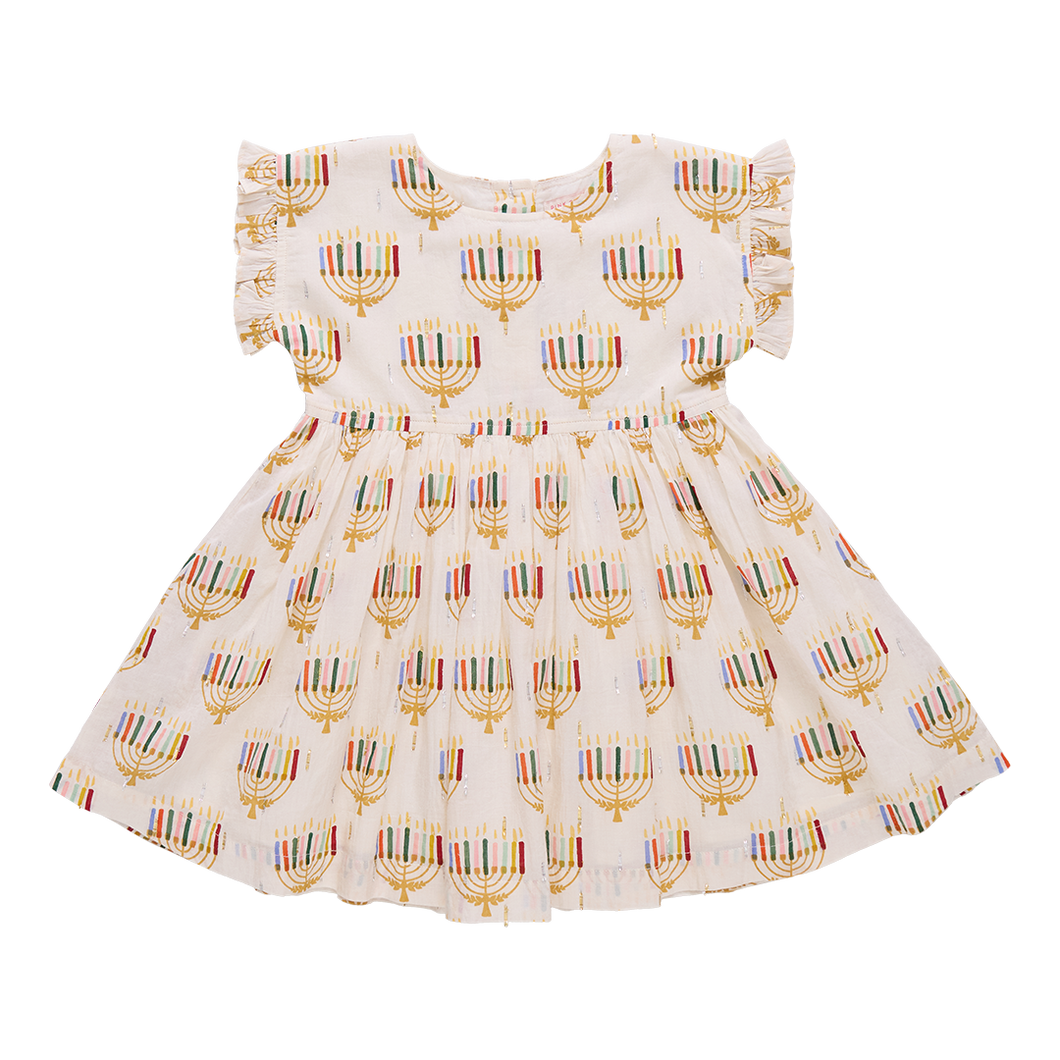 Colorful Menorahs Adaline Dress