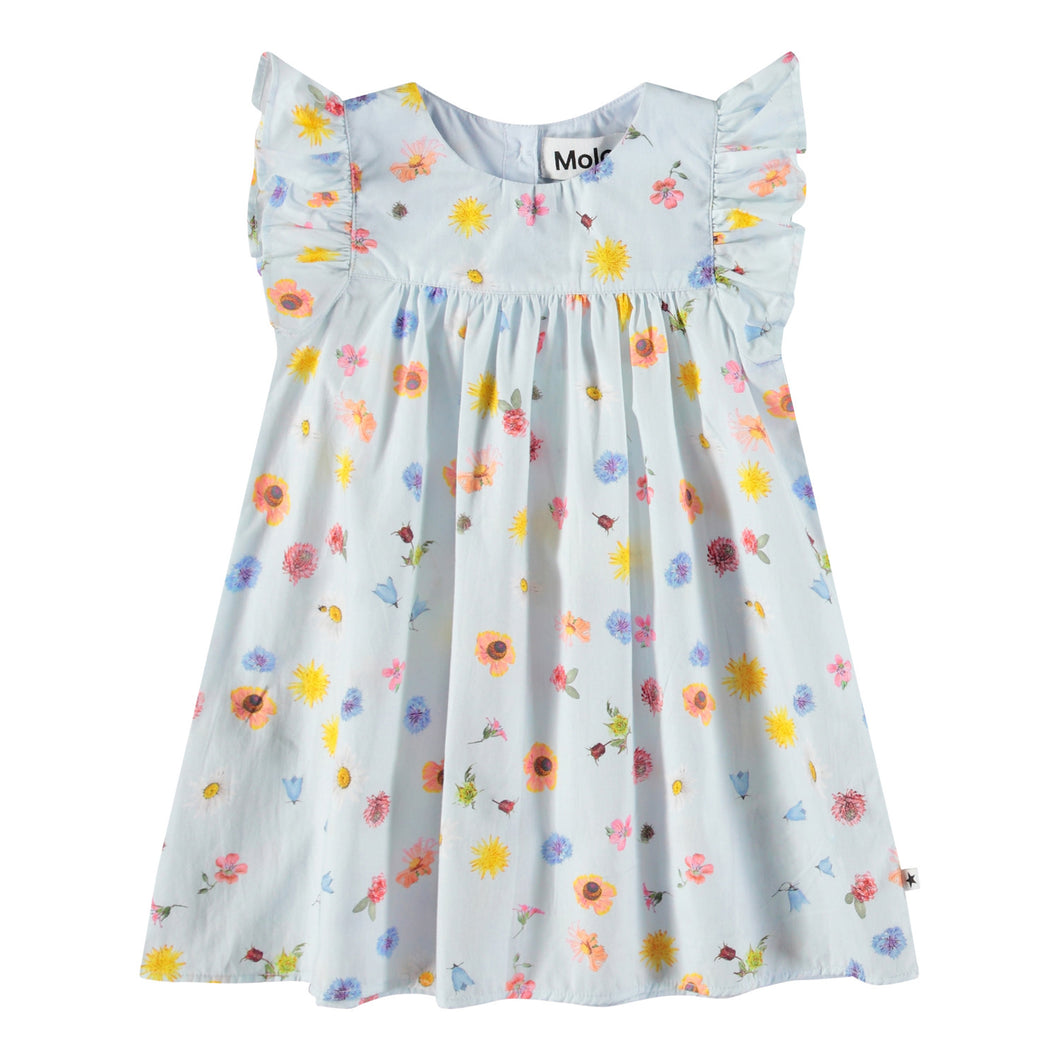 Small Flowers Cacao Dress