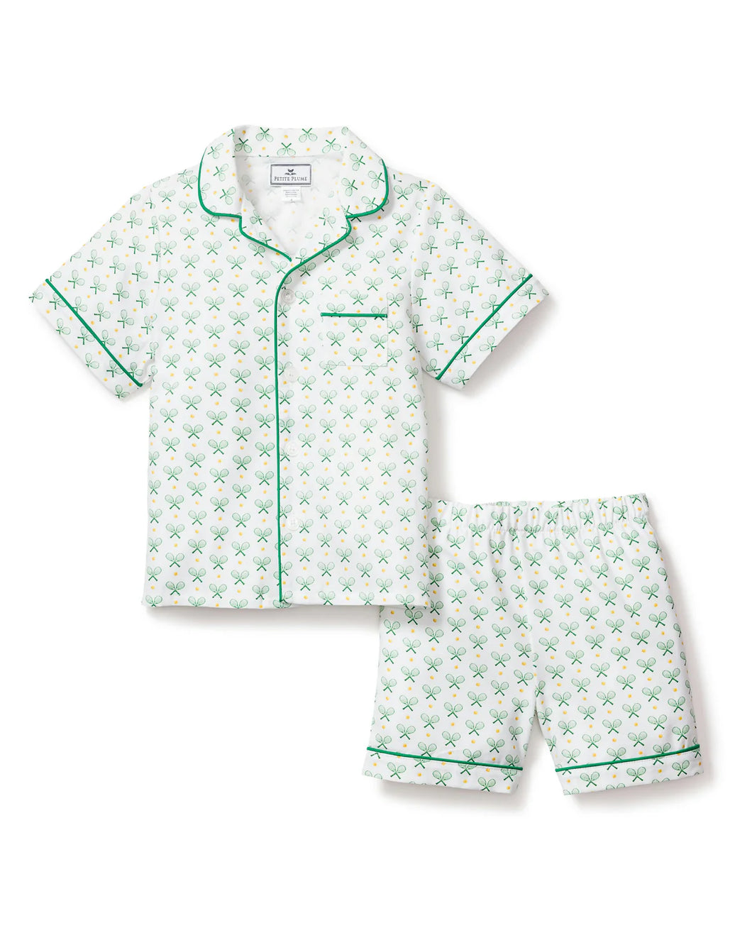 Match Point Kids Twill Pajama Short Set