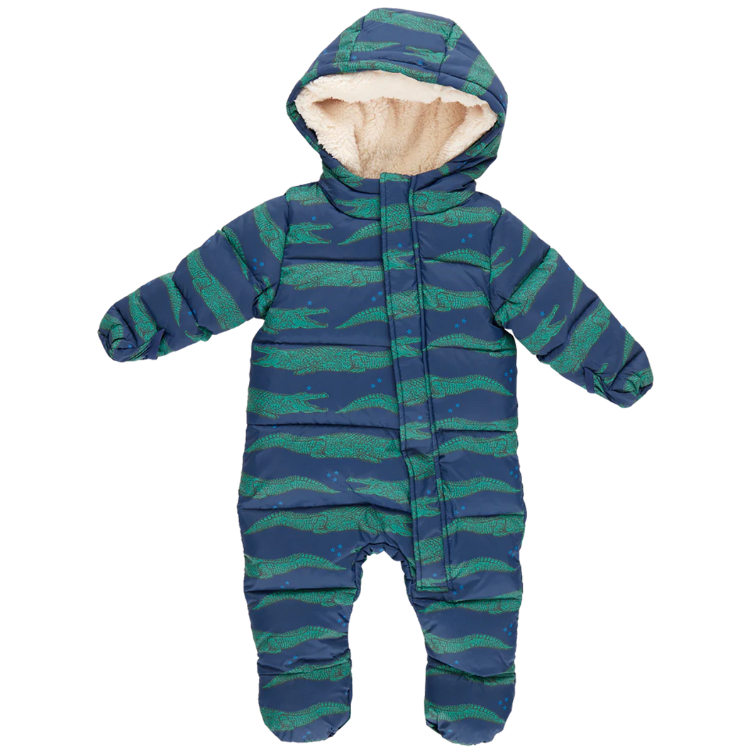 Crocodiles Baby Snowsuit