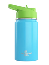 Load image into Gallery viewer, Green Steel Double Wall Water Bottle

