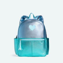 Load image into Gallery viewer, Light Blue Color Block Mini Kane Backpack

