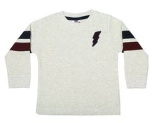 Load image into Gallery viewer, Oatmeal Moto Taping LS Shirt
