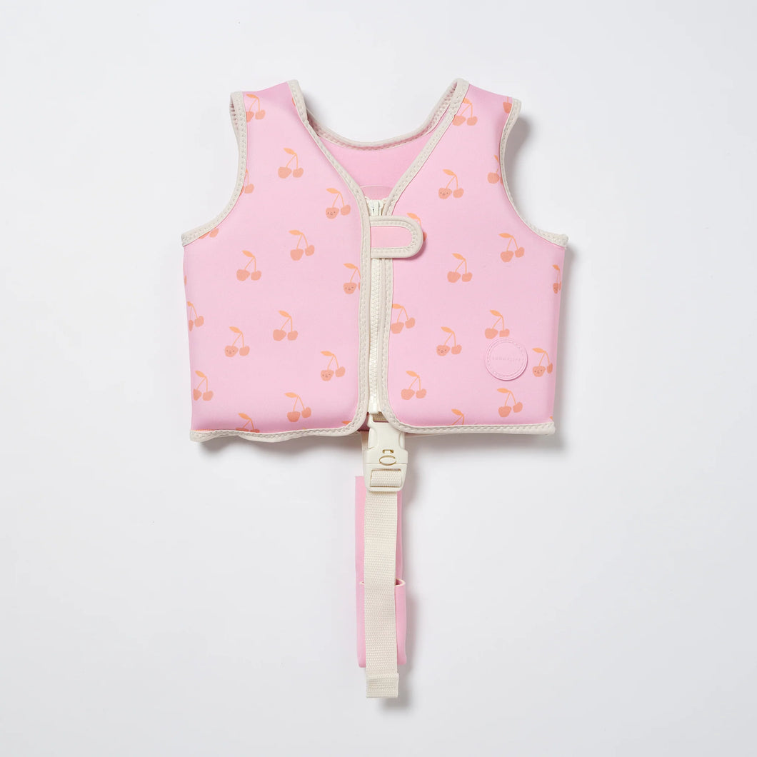 Cotton Candy Cherry Swim Vest