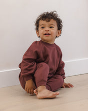 Load image into Gallery viewer, Black Cherry Sweatshirt and Sweatpant
