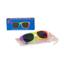 Load image into Gallery viewer, Neon Rad Rainbow Babiators

