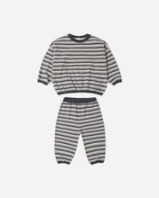 Load image into Gallery viewer, Blue Stripe Relaxed Set
