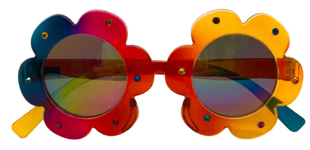 Crystal Flower Sunglasses