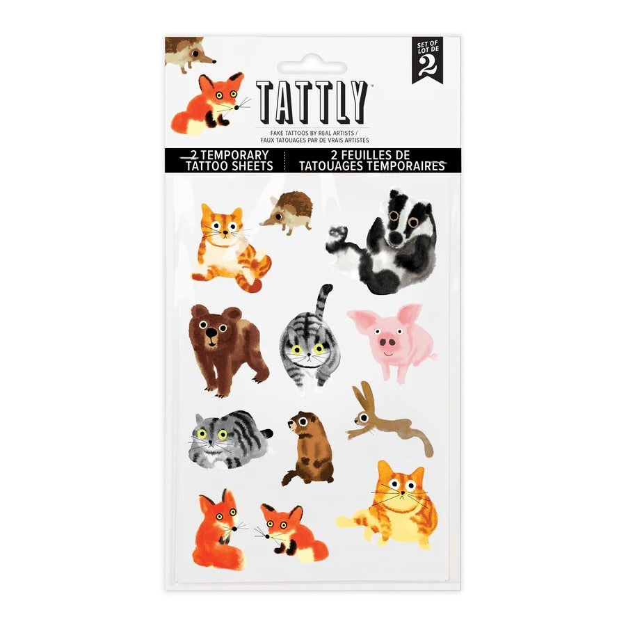 Furry Friends Sheet Tattoo Set