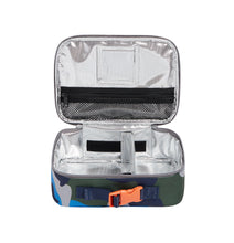 Load image into Gallery viewer, Blue Chevron Rodgers Lunch Box
