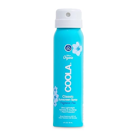 Cooloa Classic Frangrance Free Body Spray SPF50