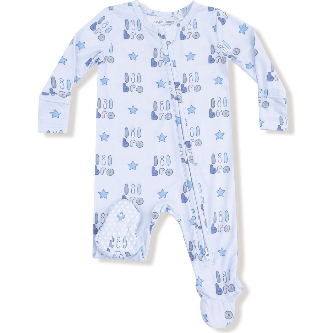 Lil Bro 2 Way Zipper Footie