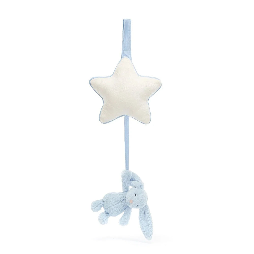 Bashful Blue Bunny Musical Pull Toy