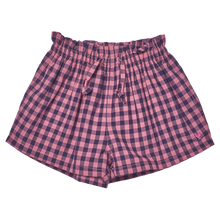 Load image into Gallery viewer, Pink and Blue Check Jaipur Top and Theodore Short Set
