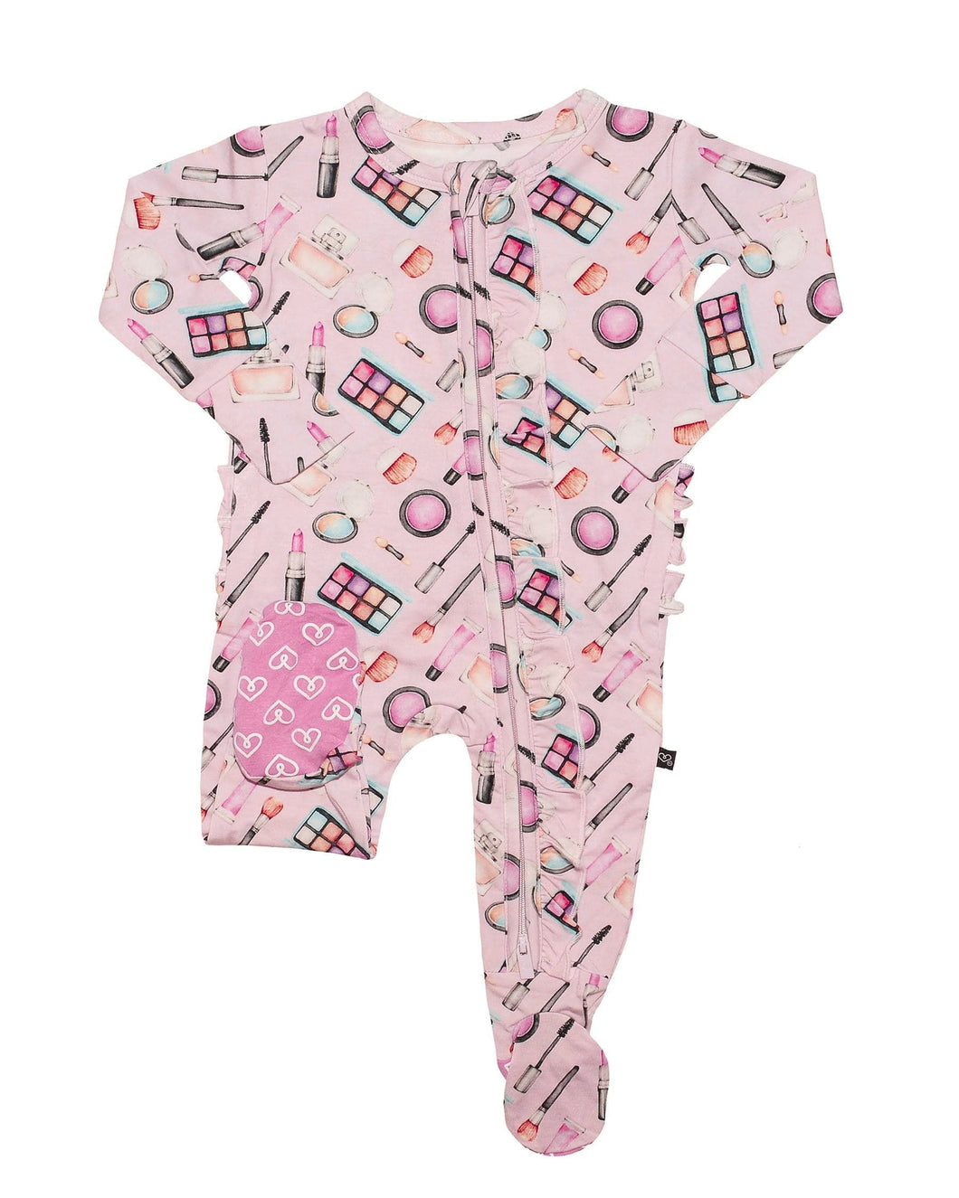 Aurora Ruffled Zipper Footie