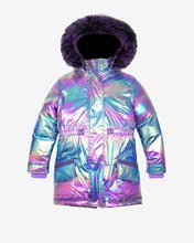 Load image into Gallery viewer, Alexandrite Middie Puffer Coat
