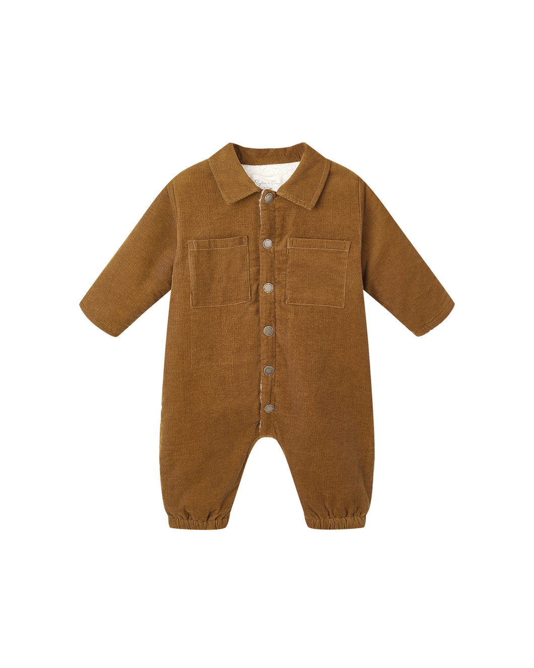 Golden Cord Baby Jumpsuit