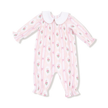 Load image into Gallery viewer, Ogee Lace Floral Smocked Romper
