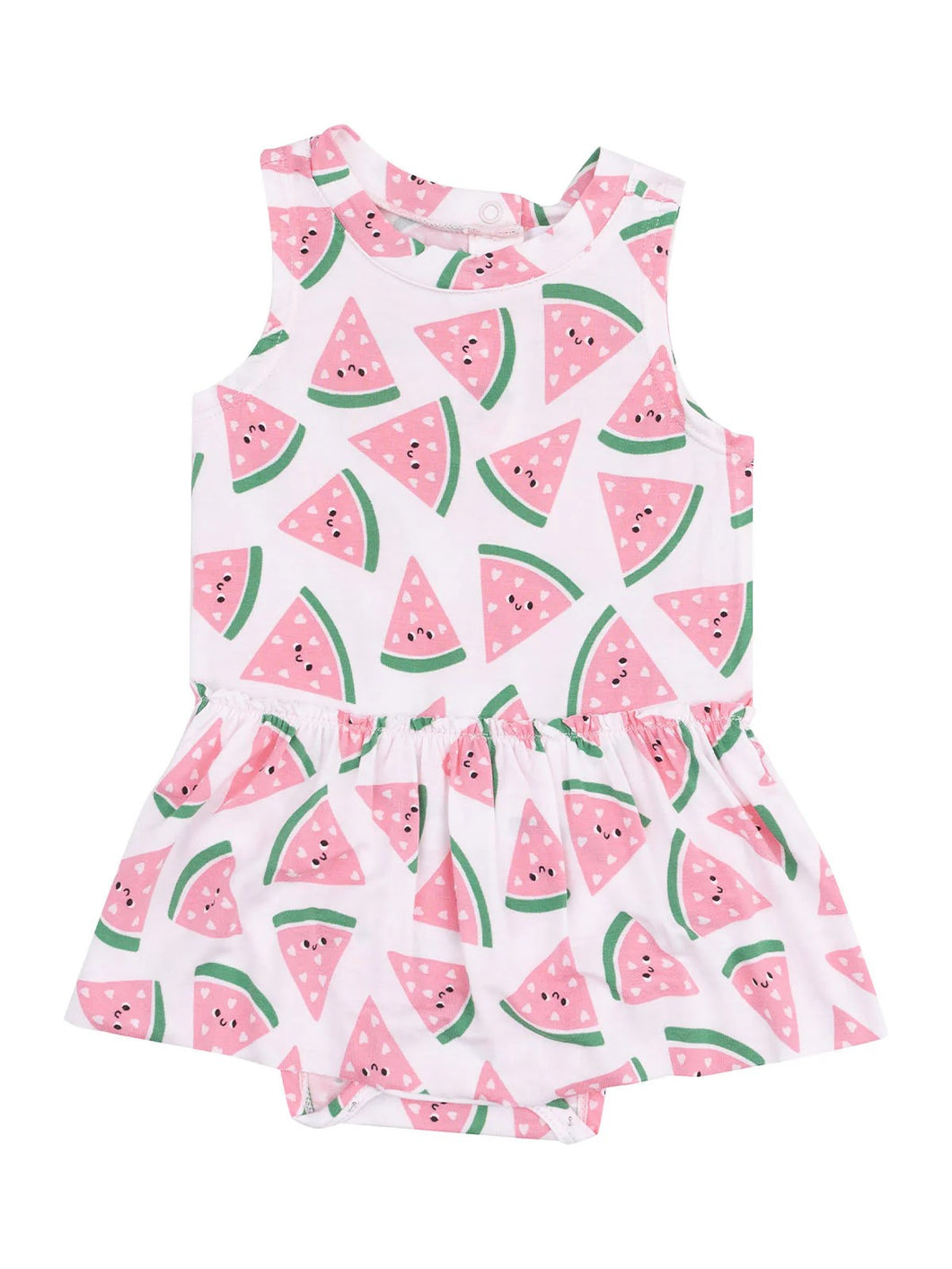 Watermelon Hearts Bodysuit W/Skirt