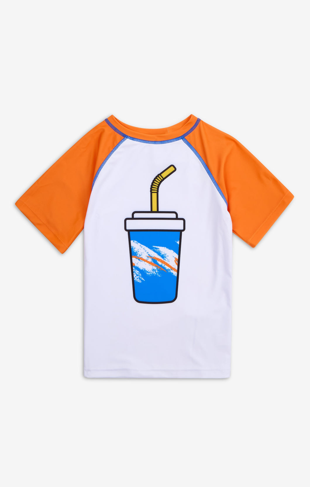 Orange Soft Drink Rash Guard