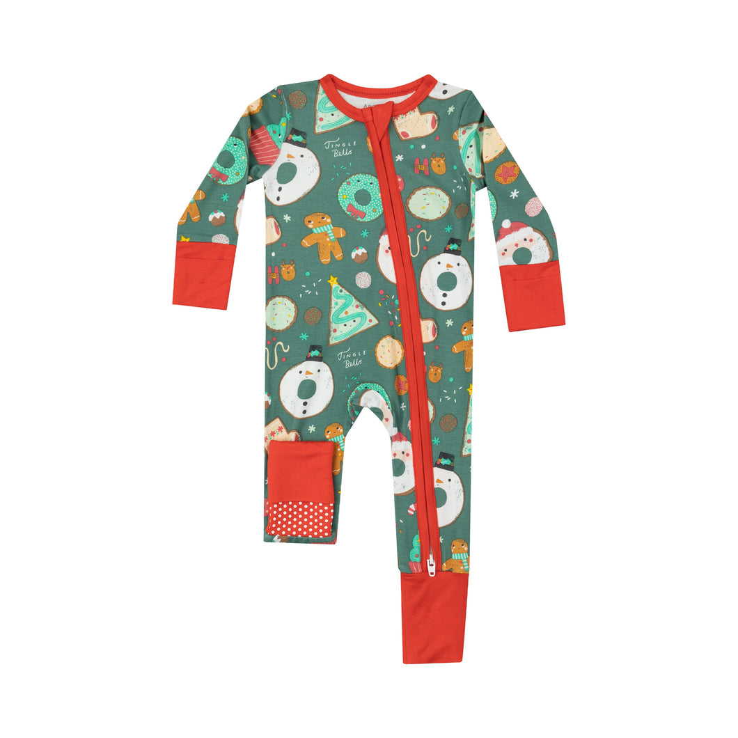 Christmas Treats 2-Way Zipper Romper