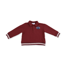 Load image into Gallery viewer, Varsity French Terry Polo Sweatshirt
