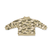 Load image into Gallery viewer, Camo French Terry Half Zip Sweatshirt
