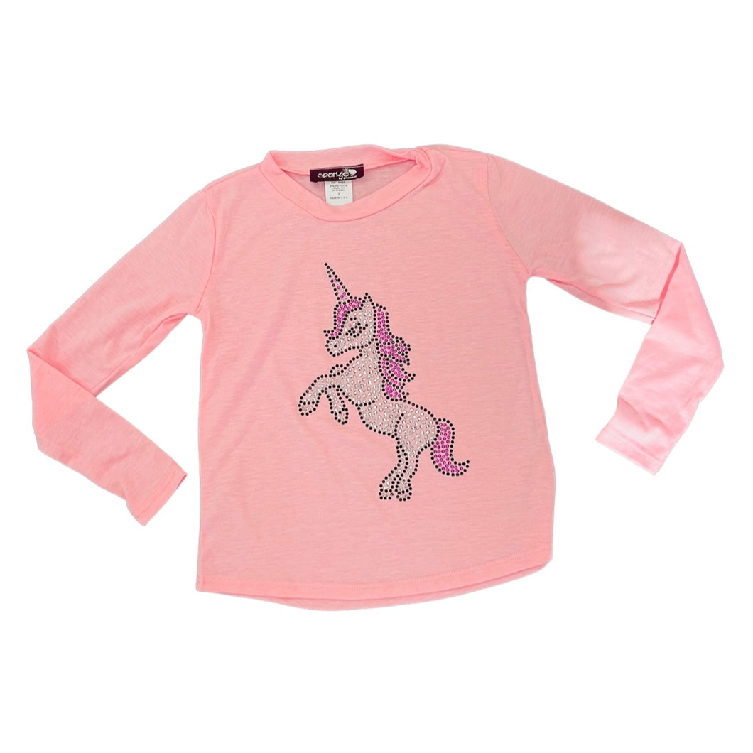 Unicorn LS Sparkle Tee