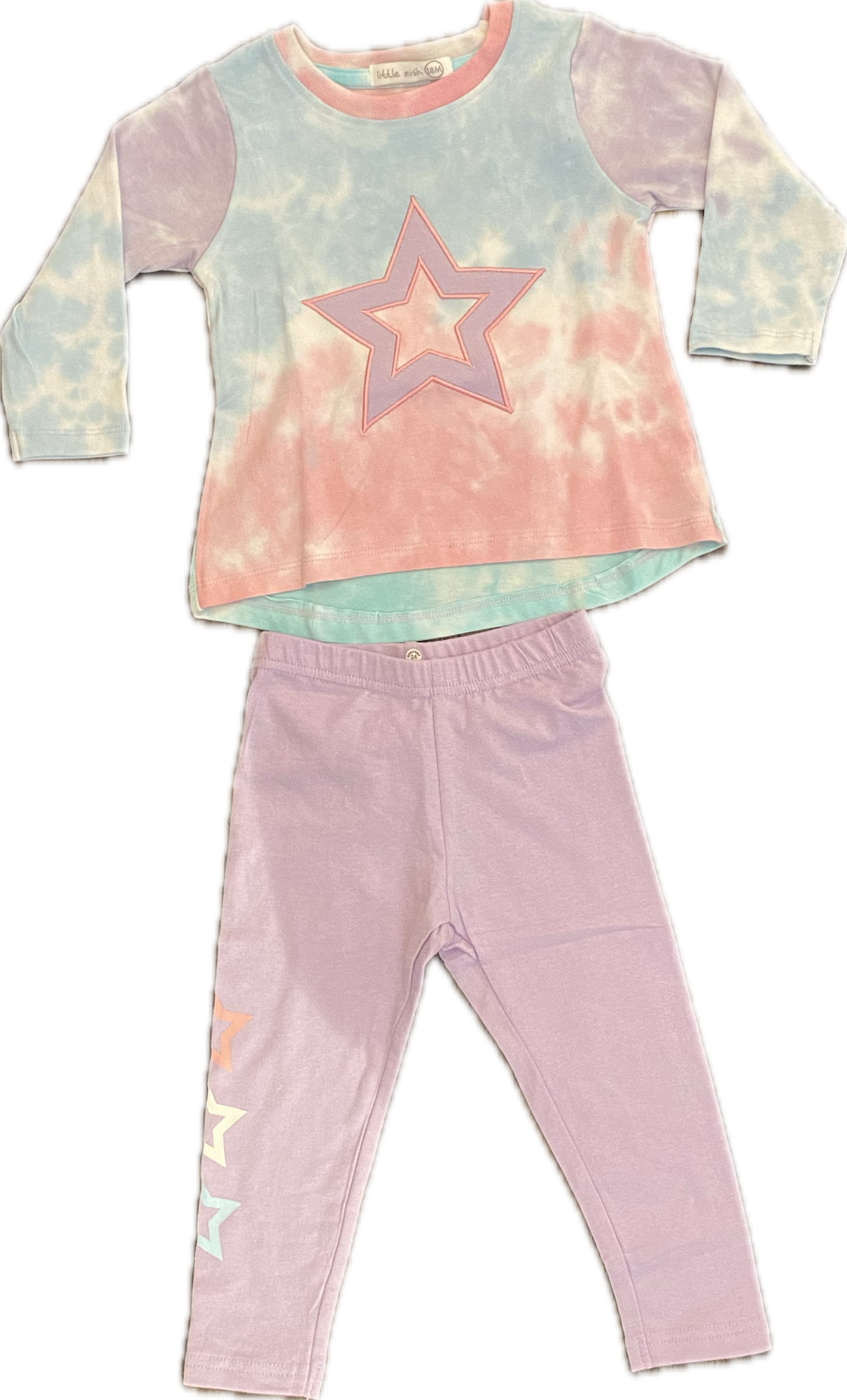 Star Tie Dye Tee & Leggings