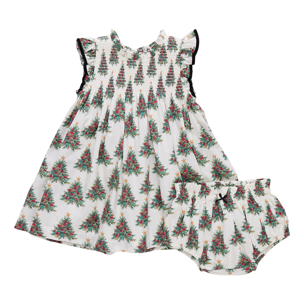 Vintage Trees Baby Girls Stevie Dress