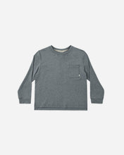 Load image into Gallery viewer, Heathered Midnight LS Pocket Tee and Century Tech Jogger
