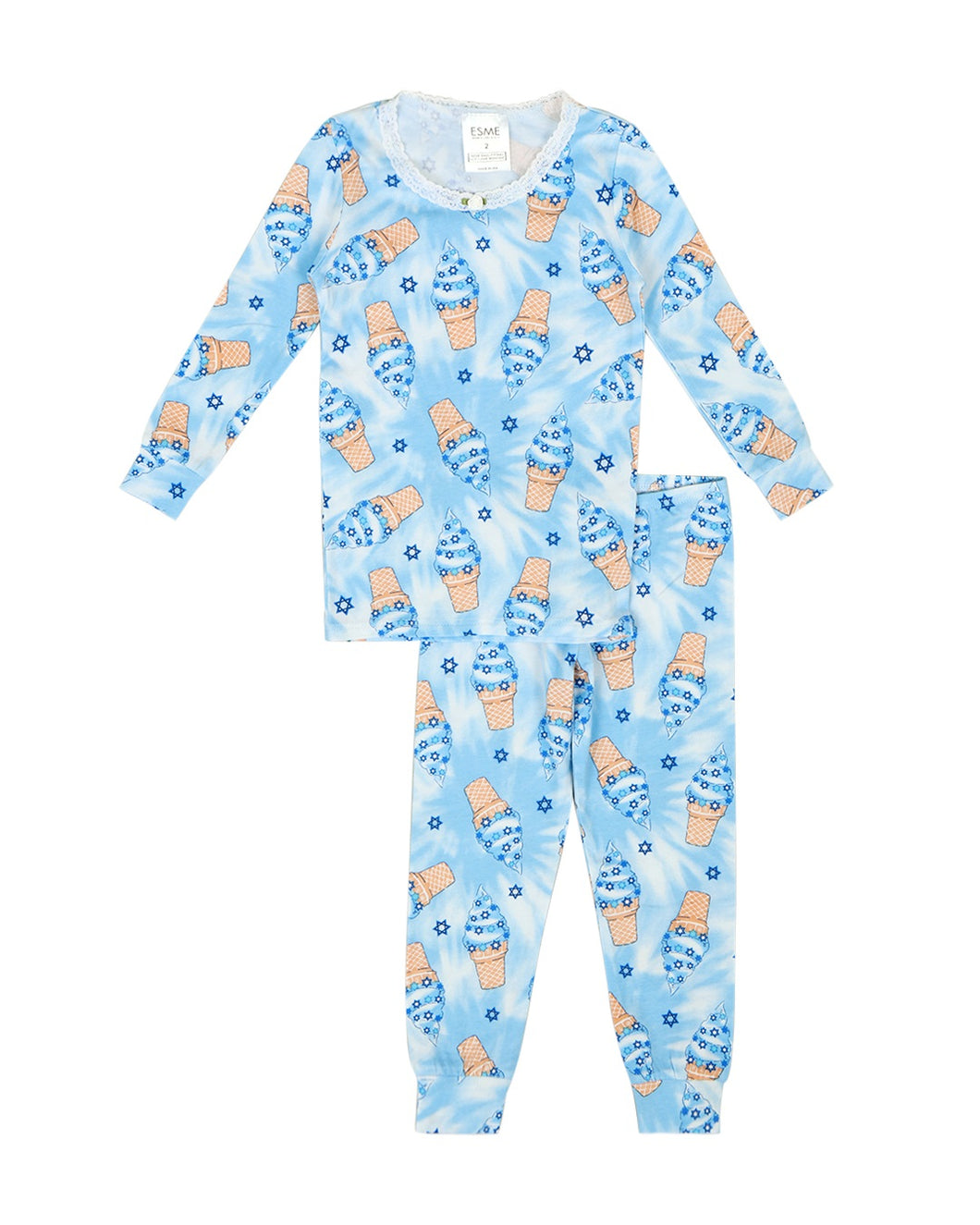 Hanukkah Swirl Infant Pajamas