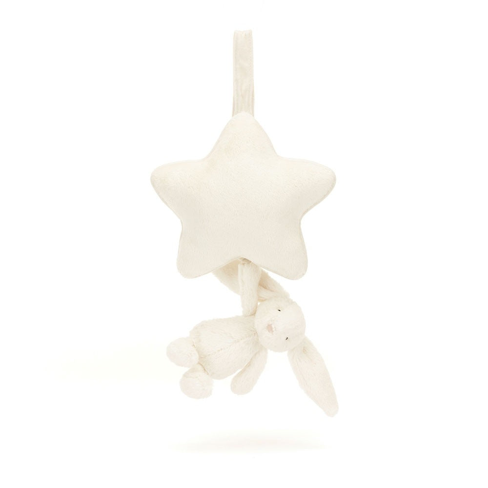 Bashful Cream Bunny Musical Pull Toy