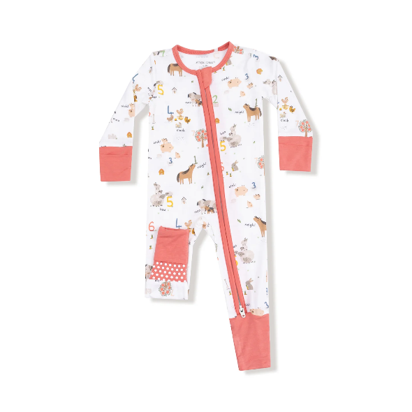 Farm Sounds 2 Way Zipper Romper