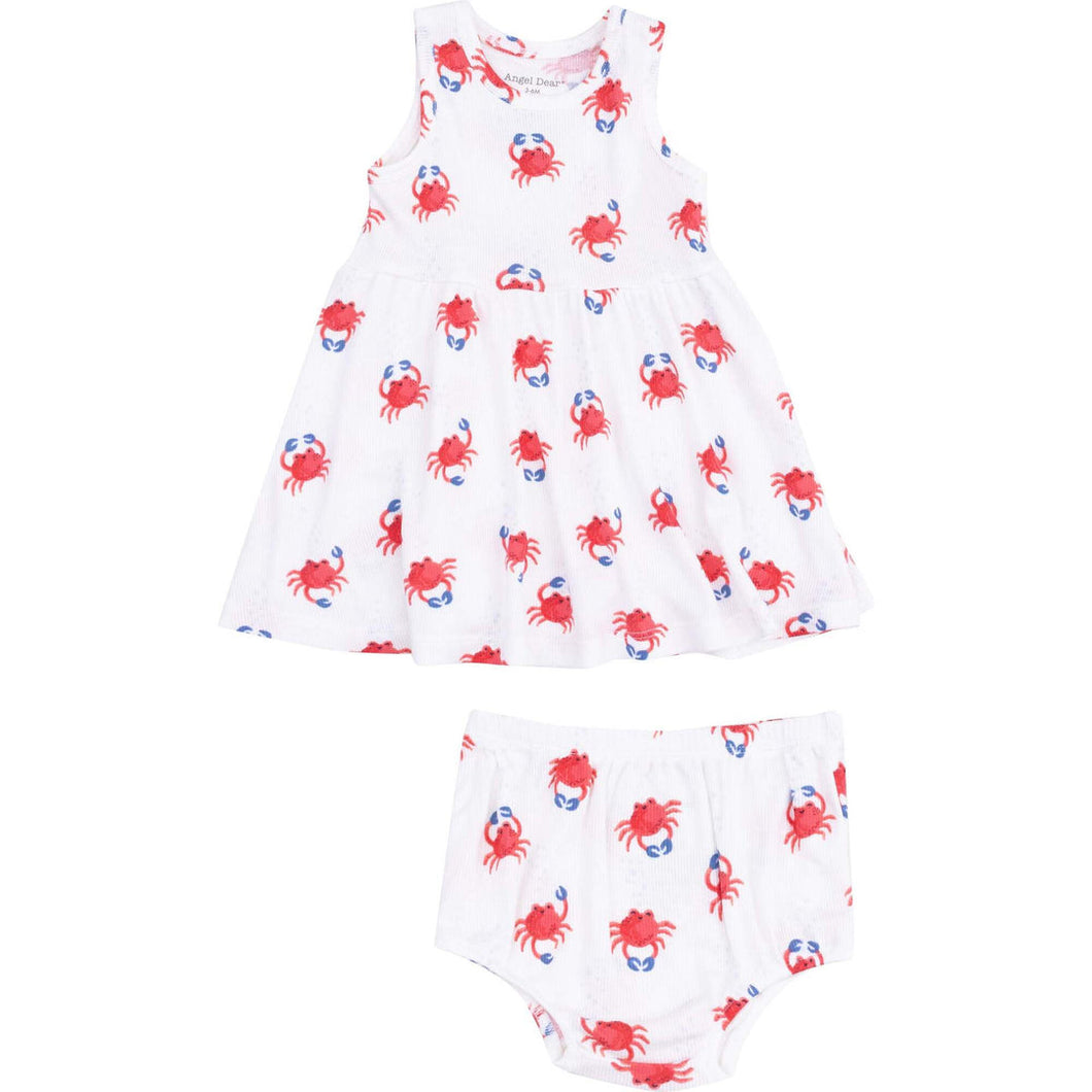 Crabby Cuties Tank Dress and Bloomer