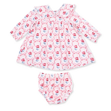 Load image into Gallery viewer, Leslie Rose Sofia Dress with Oversized Collar and Bloomer
