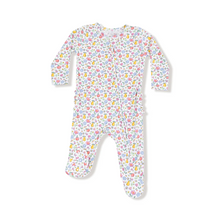 Load image into Gallery viewer, Fall Fruit Floral - 2 Way Zipper Ruffle Back Footie
