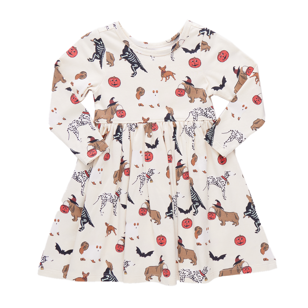 Spooky Dogs Organic Steph Dress