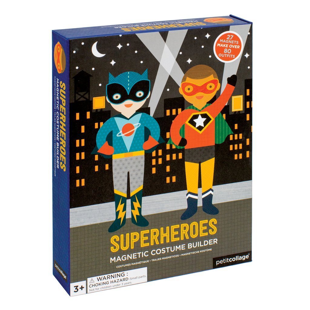 Superheroes Magnetic Costume Set