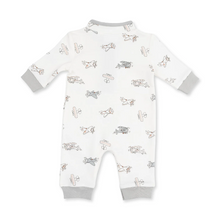 Load image into Gallery viewer, Vintage Airplane Pilots Zip Neck Romper

