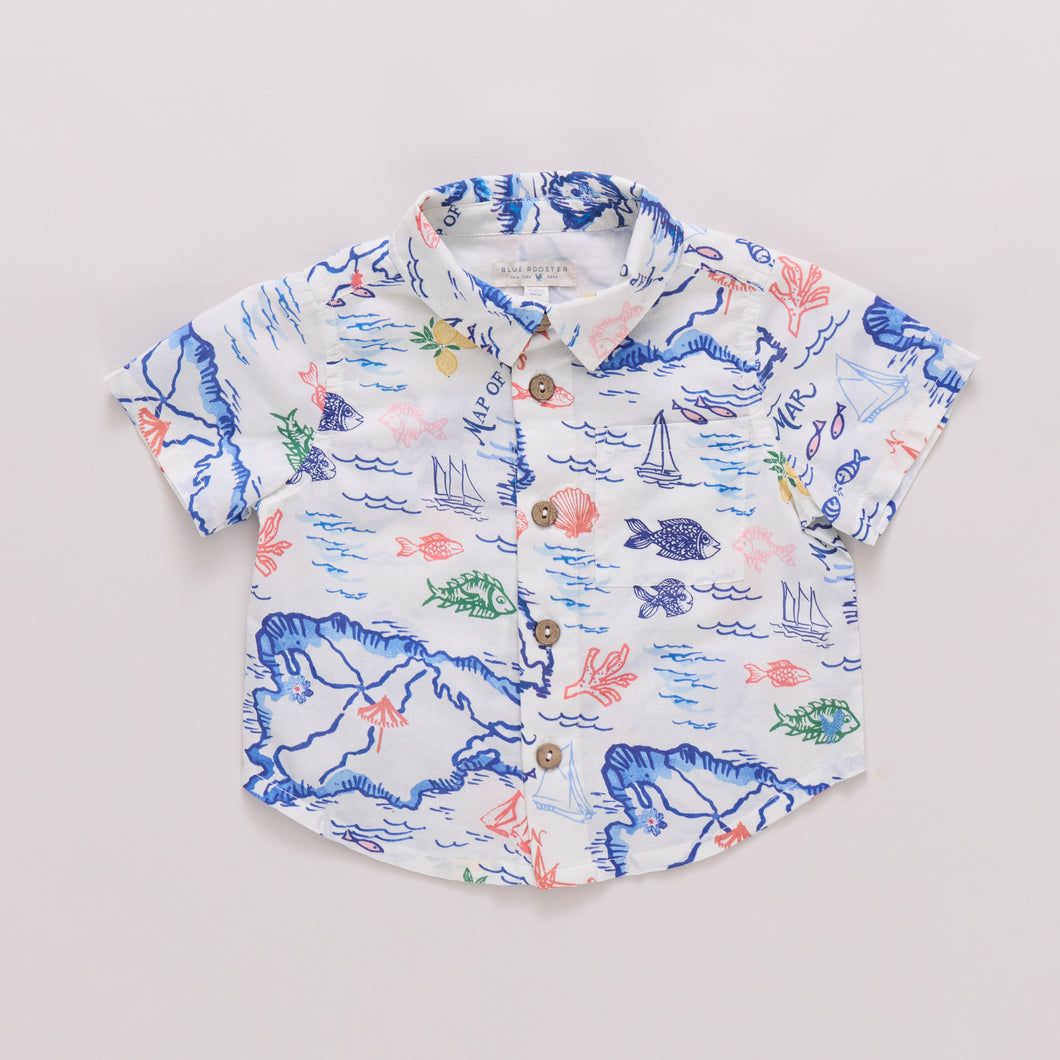 Island Map Baby Boys Jack Shirt