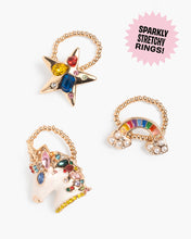 Load image into Gallery viewer, Gloss It Up Rainbow Lip Gloss Ring Set
