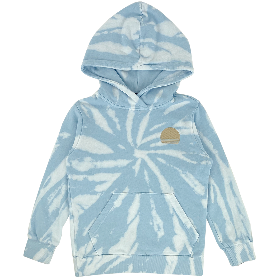 Cirrus Blue Tie Dye Hoodie