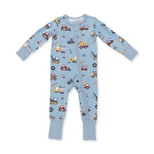 Load image into Gallery viewer, Crayon Construction 2 Way Zipper Romper
