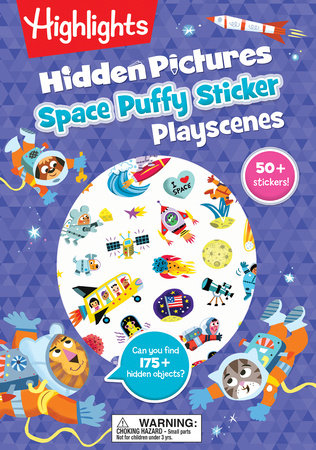 Dinosaur Hidden Picture Puffy Stickers