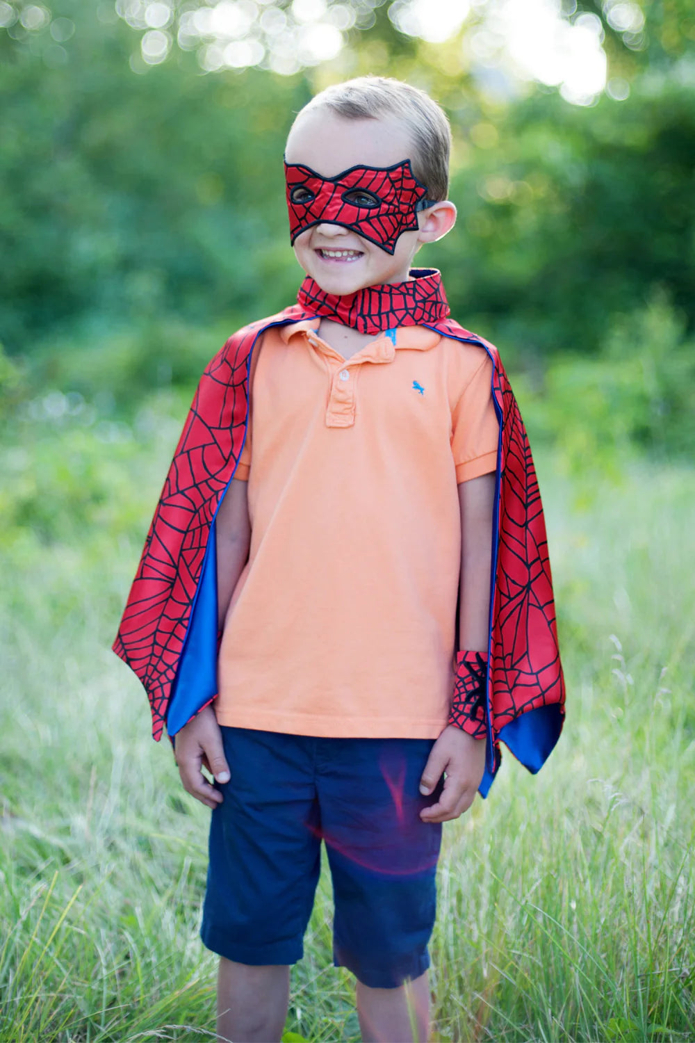 Spider Cape with Mask and Wristbands